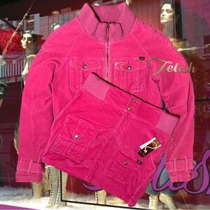💗Vtg Fetish by Eve Corduroy Set